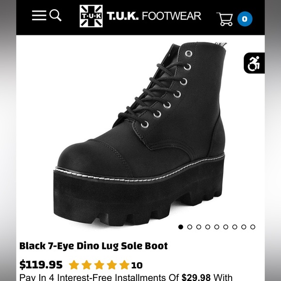 TUK 7 eye Dino lug boot - Picture 7 of 7